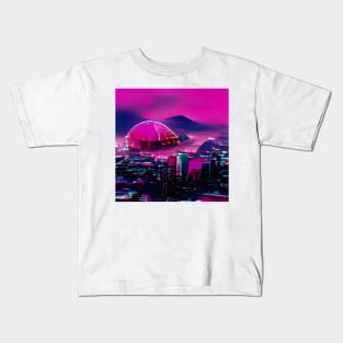 Futuristic Dome City Kids T-Shirt